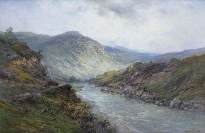 Fiume di Perthshire o vicino a Callender da Alfred de Breanski